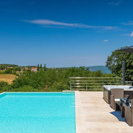 Villa Rustic Zvonar With Pool In Motovun